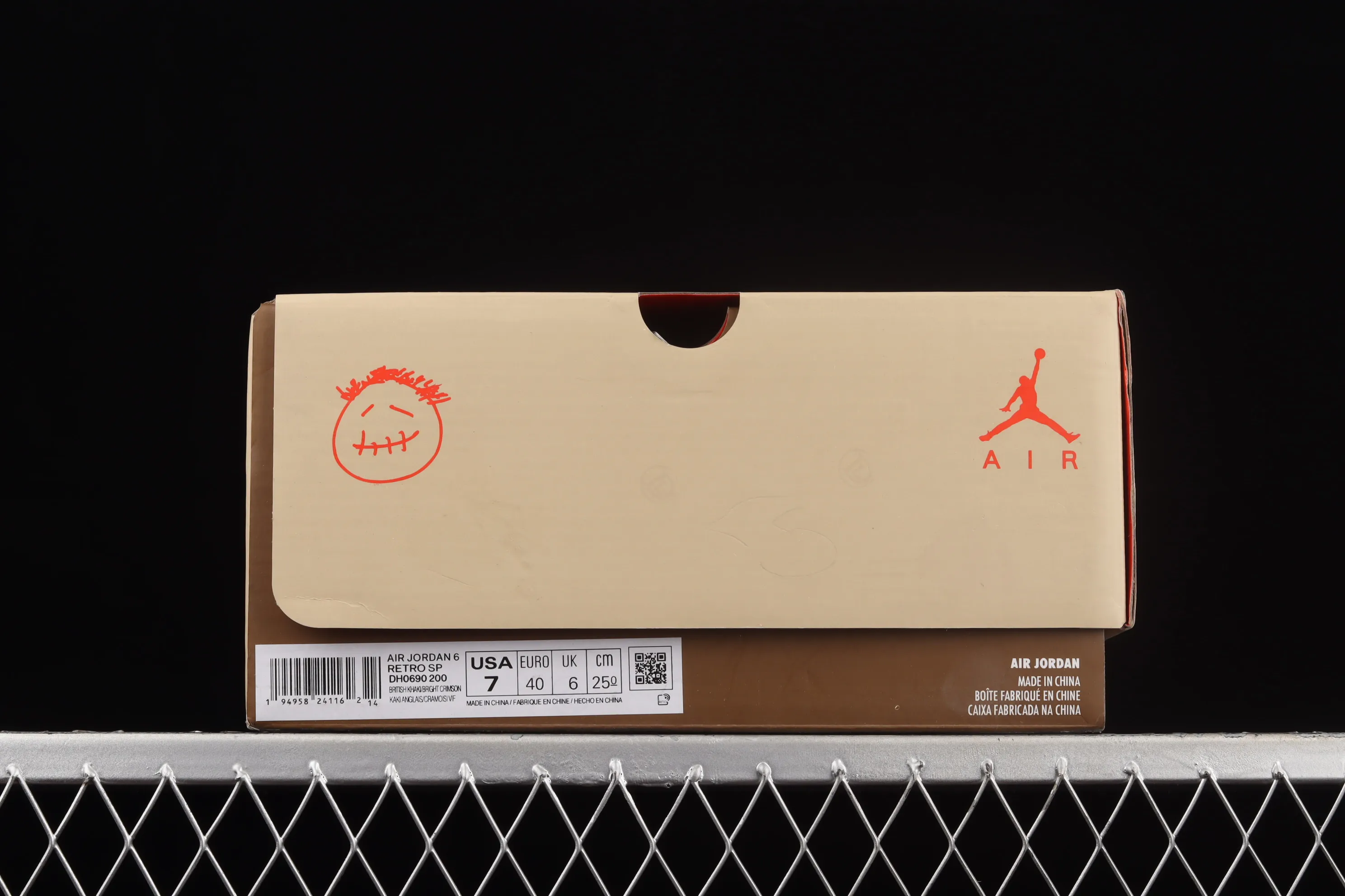 All categories Air Jordan Jordan series basketball shoes Air Jordan 6 G version Travis Scott x Air Jordan 6 "British Khaki" AJ6 Joe 6 Khaki DH0690-200